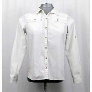 Orvis Trout Bum Womens Long Sleeve Button Up Shirt